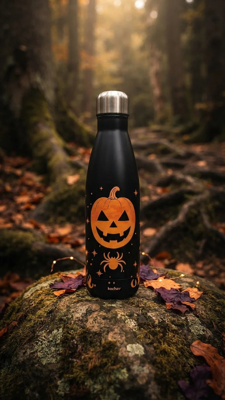 Halloween Pumpkin Stainless Steel Water Bottle Custom Printed Insulated Drink Bottle for Gifts and Events
