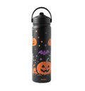 Kochav Halloween Pumpkin Stainless Steel Water Bottle Reusable Insulated Drink Bottle for Adults Outdoor Use