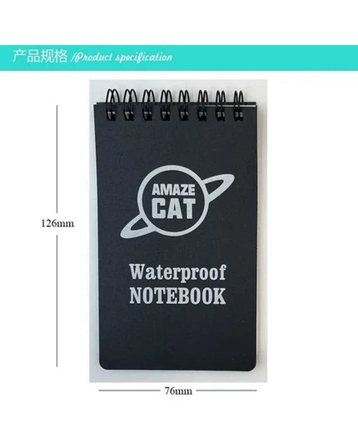 PP Cover Spiral Notebook, Multiple Colors Available, Waterproof Memo Pad, Pocket Diary SG21
