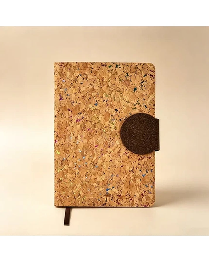 Faux Leather Cork Grain Notebook Set Sustainable Business Gift Box SG23A