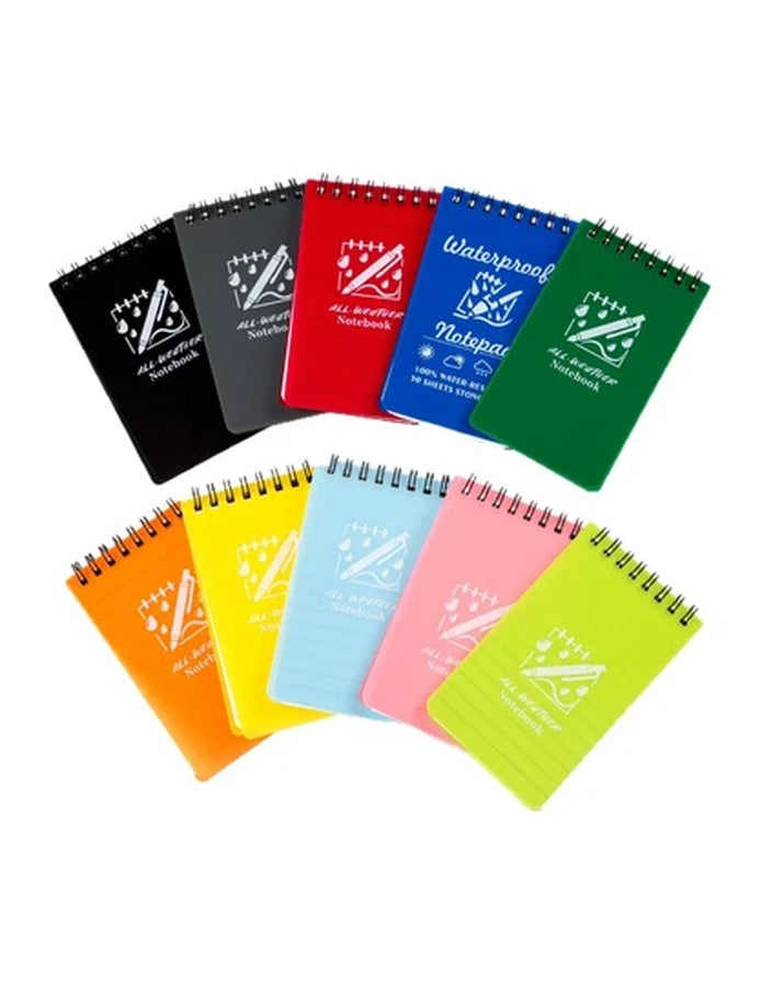 PP Cover Spiral Notebook, Multiple Colors Available, Waterproof Memo Pad, Pocket Diary SG21