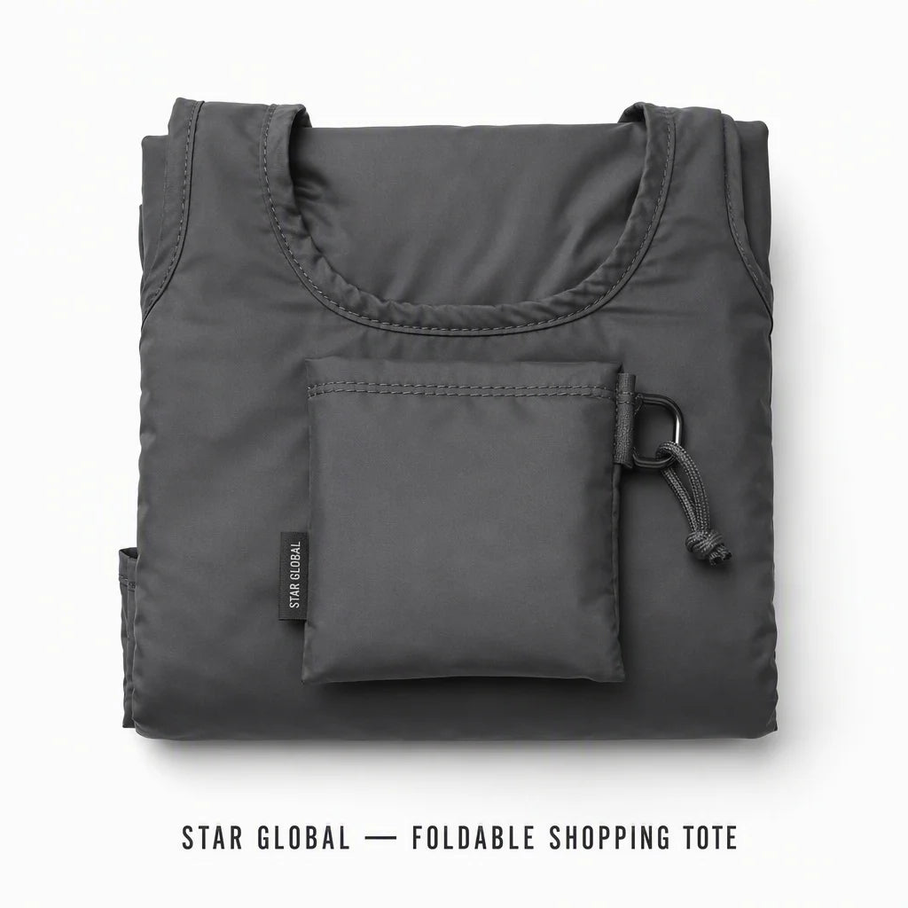 Wholesale Custom Foldable Reusable Tote Shopping Bag Black Shoulder Nylon Foldable Grocery Bag With Zipper