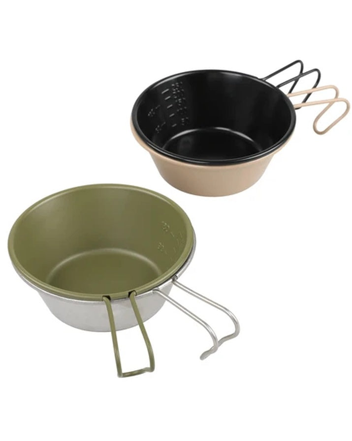 Stainless Steel Lightweight Hiking Mug 450ml - Portable Coffee Bowl Dual Use - Outdoor Camping Cup SG7D