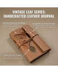 Faux Leather Loose-Leaf Notebook, Business Office Style, Dowling Paper Inserts, SG23B