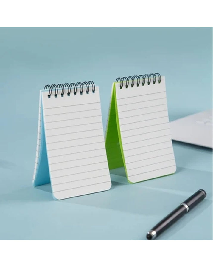 PP Cover Spiral Notebook, Multiple Colors Available, Waterproof Memo Pad, Pocket Diary SG21